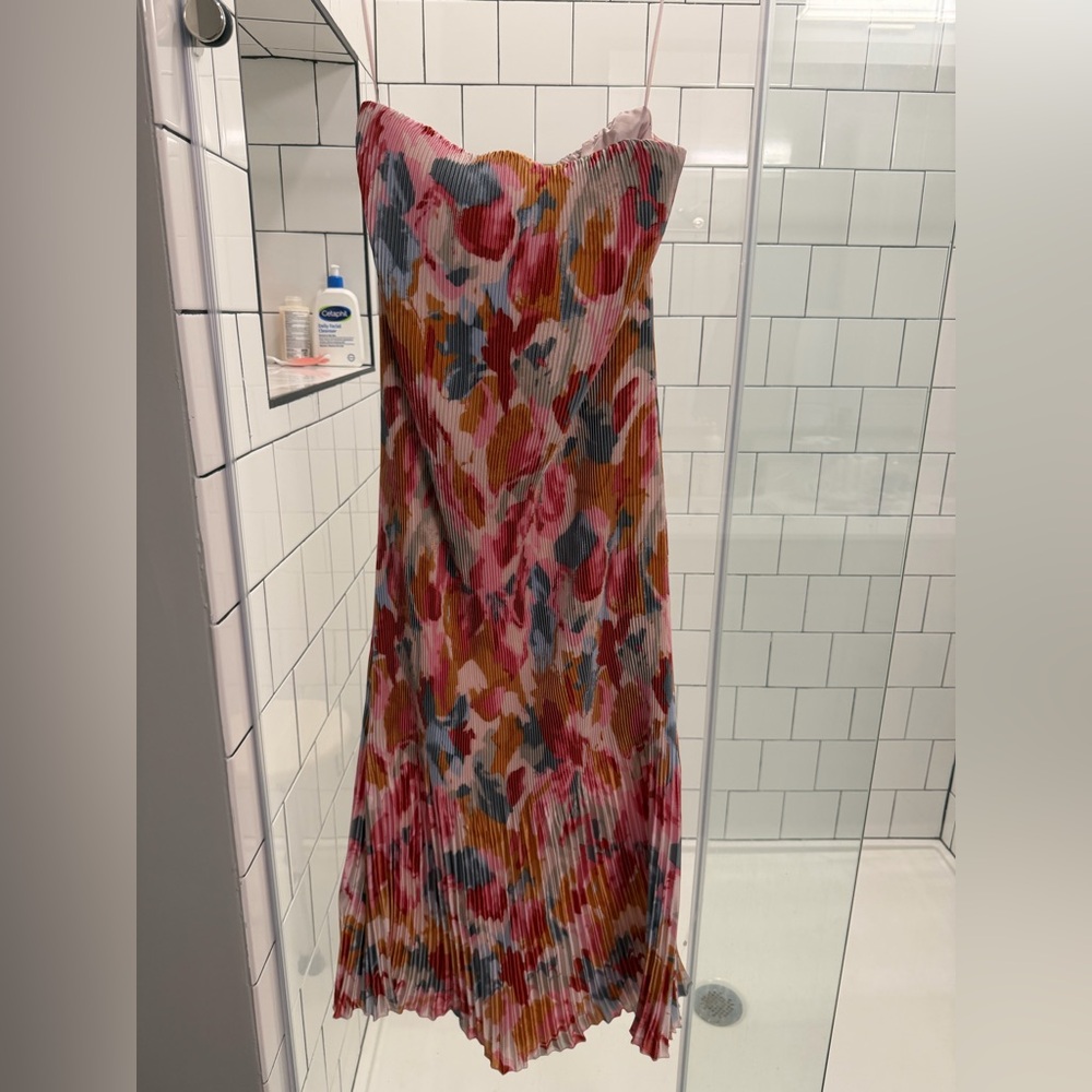 Abercrombie Floral Strapless Dress